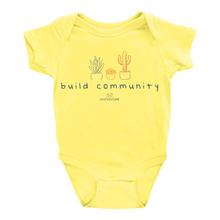 Load image into Gallery viewer, Build Community Succulents Onesie (multiple colors)