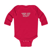 Load image into Gallery viewer, Good News Infant Long Sleeve Bodysuit (multiple colors)