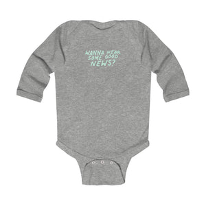 Good News Infant Long Sleeve Bodysuit (multiple colors)
