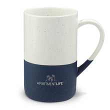Load image into Gallery viewer, Speckled Ceramic 13oz Mug — Two-Tone Engraved ApartmentLife Coffee Cup
