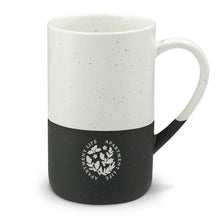 Load image into Gallery viewer, Speckled Ceramic 13oz Engraved Mug — Rustic Two-Tone Coffee Cup