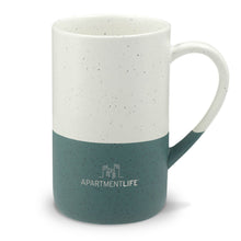 Load image into Gallery viewer, Speckled Ceramic 13oz Mug — Two-Tone Engraved ApartmentLife Coffee Cup