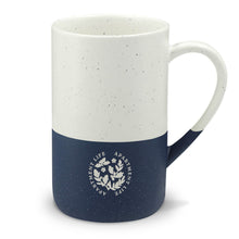 Load image into Gallery viewer, Speckled Ceramic 13oz Engraved Mug — Rustic Two-Tone Coffee Cup