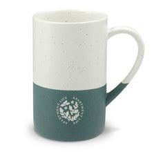 Load image into Gallery viewer, Speckled Ceramic 13oz Engraved Mug — Rustic Two-Tone Coffee Cup