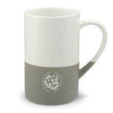 Load image into Gallery viewer, Speckled Ceramic 13oz Engraved Mug — Rustic Two-Tone Coffee Cup