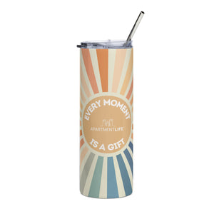 Every Moment is a Gift Stainless steel tumbler