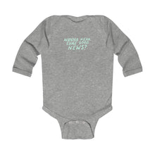 Load image into Gallery viewer, Good News Infant Long Sleeve Bodysuit (multiple colors)