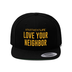 Love Your Neighbor Flat Bill Hat