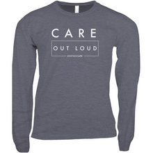 Load image into Gallery viewer, Care Out Loud Long Sleeve Tee (multiple colors)