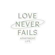 Load image into Gallery viewer, Love Never Fails Sticker